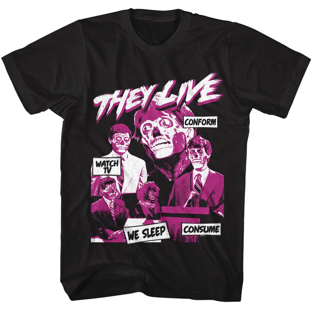 THEY LIVE Eye-Catching T-Shirt, CONFORM