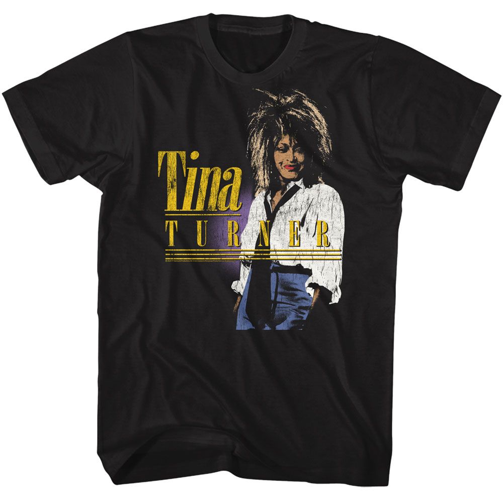 TINA TURNER Eye-Catching T-Shirt, Slouchy