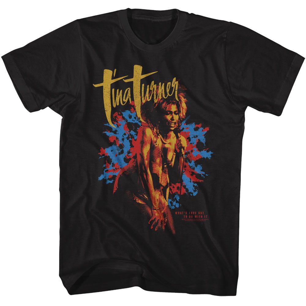 TINA TURNER Eye-Catching T-Shirt, Splatter