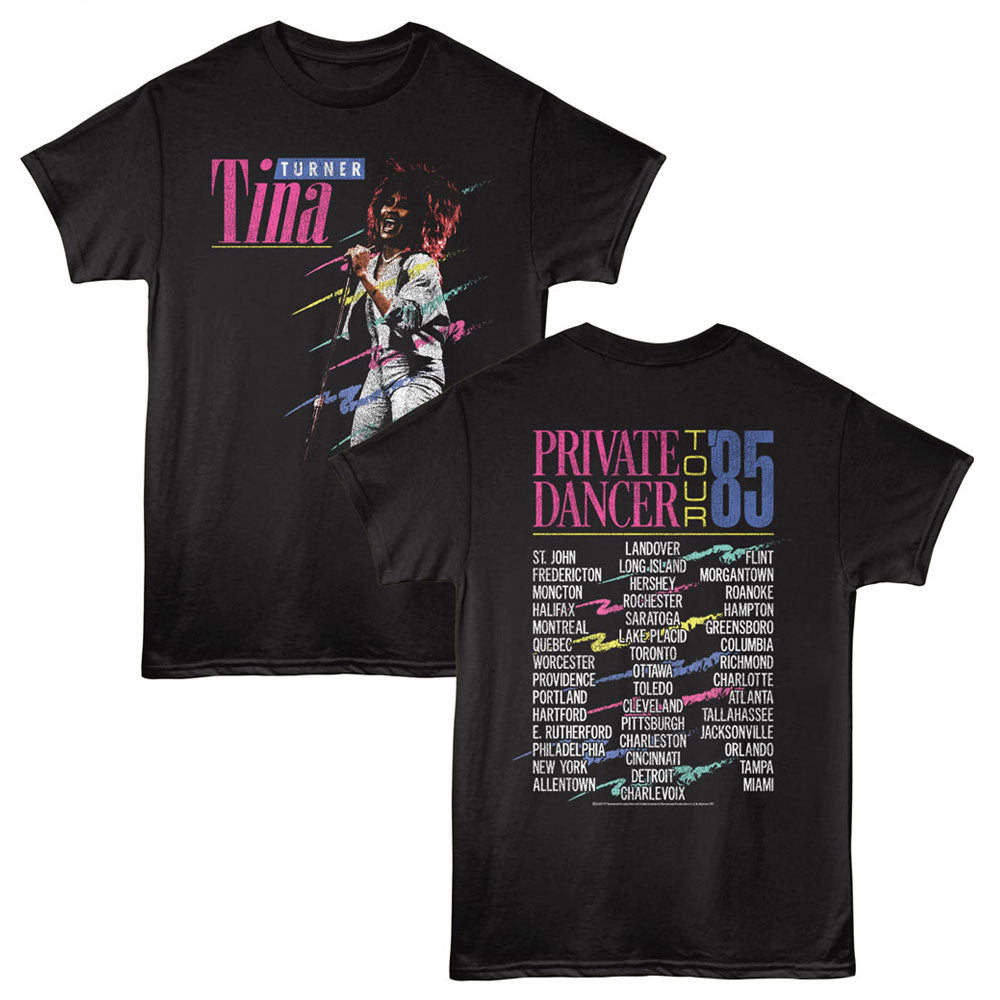 TINA TURNER Eye-Catching T-Shirt, PRIVATE DANCE TOUR