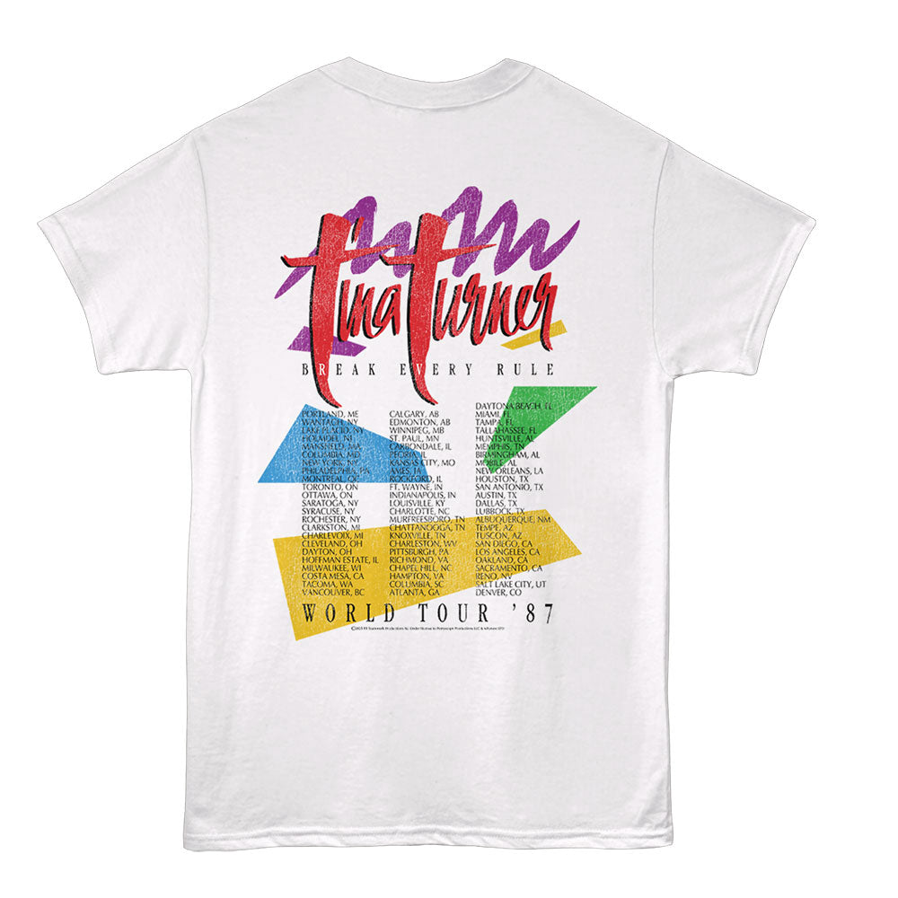 TINA TURNER Eye-Catching T-Shirt, WORLD TOUR 87