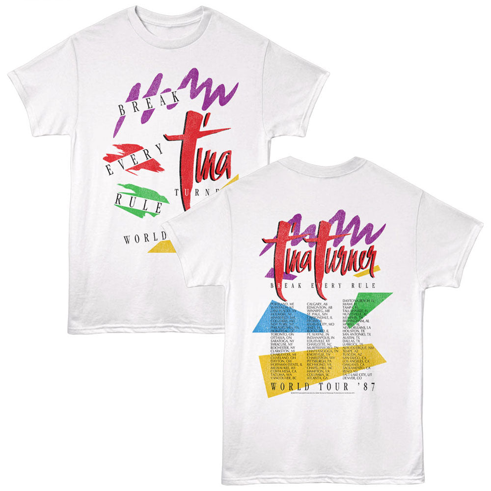 TINA TURNER Eye-Catching T-Shirt, WORLD TOUR 87