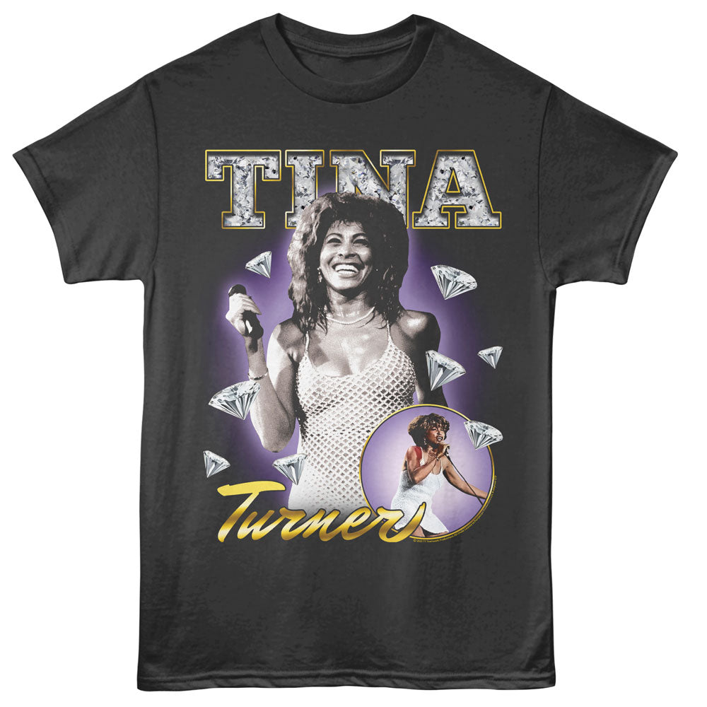 TINA TURNER Eye-Catching T-Shirt, DIAMONDS
