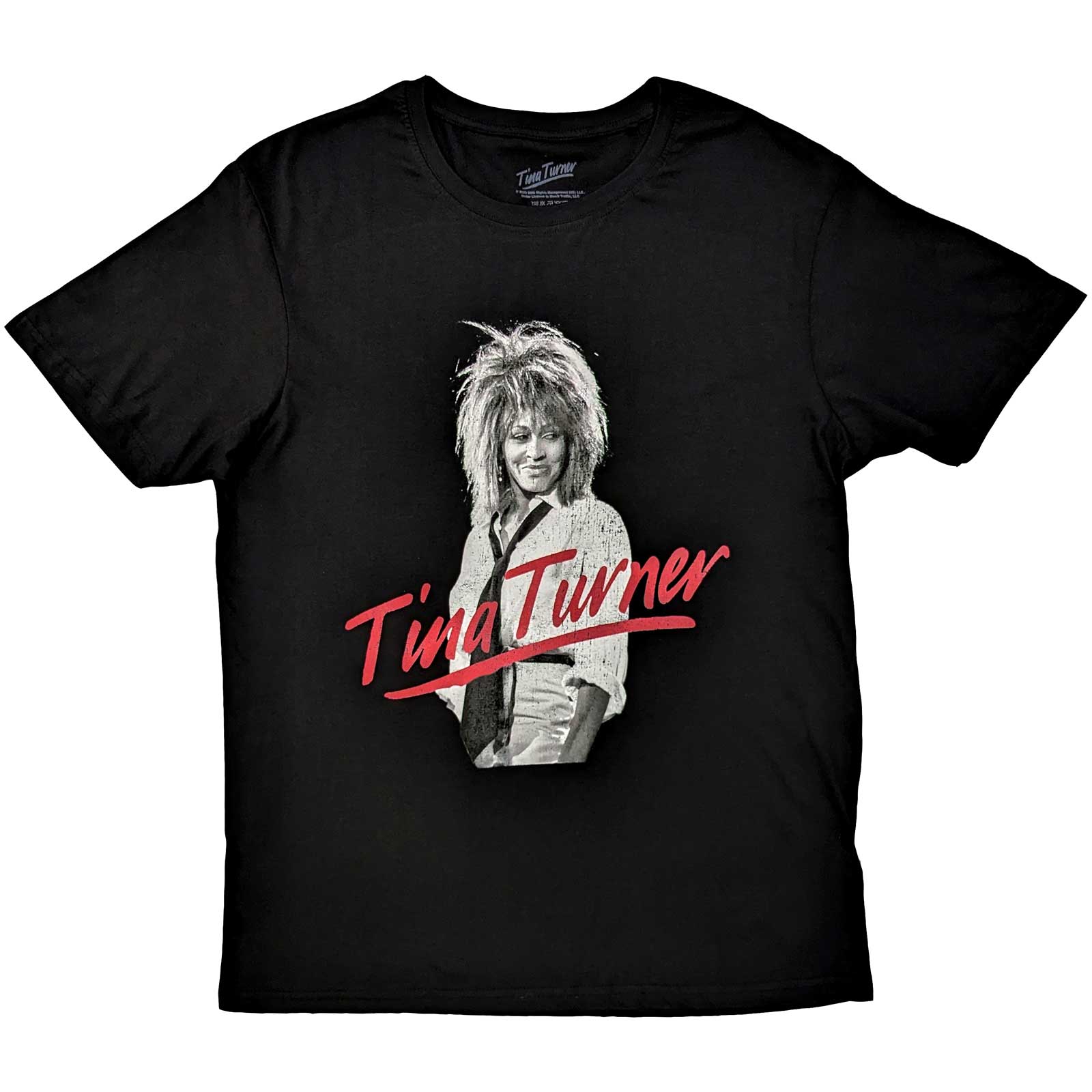 TINA TURNER Attractive T-Shirt, Red Logo