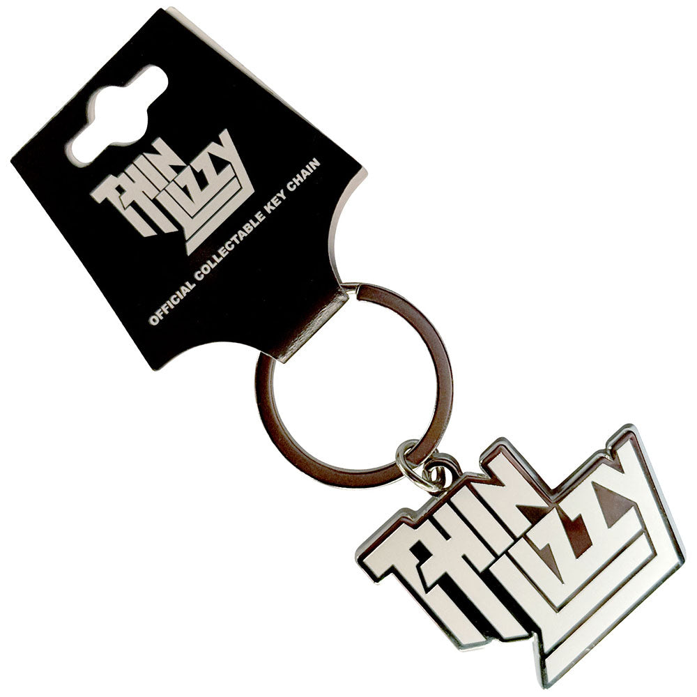 THIN LIZZY Keychain, Logo White