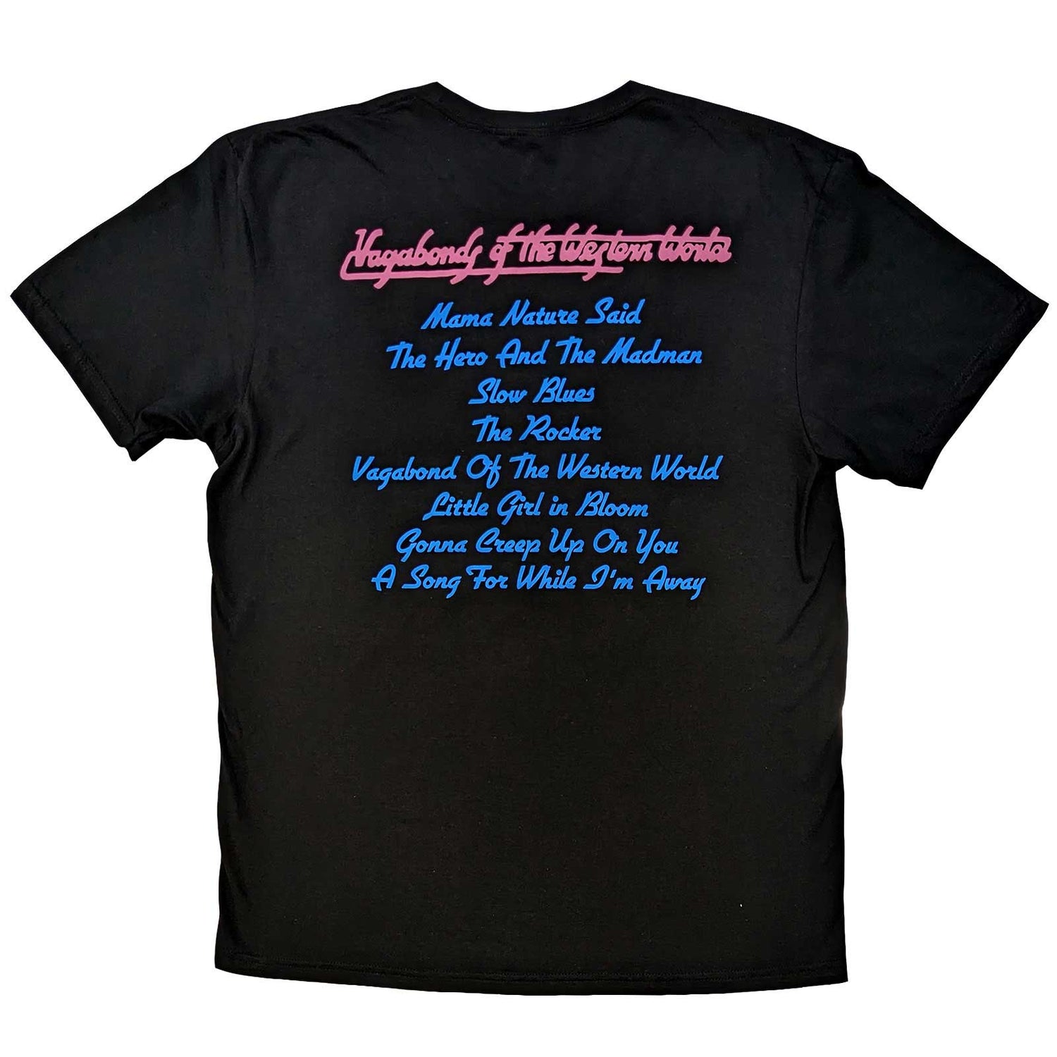 THIN LIZZY Attractive T-Shirt, Vagabonds of the Western World Tracklist