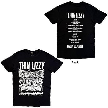 THIN LIZZY Attractive T-Shirt, Jailbreak Flyer Cleveland &