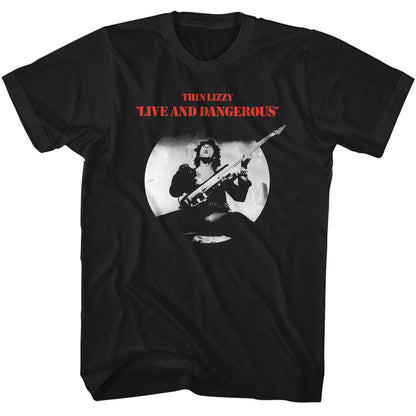 THIN LIZZY Eye-Catching T-Shirt, Live and Dangerous