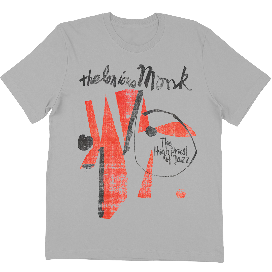 Thelonious Monk High Preist T-Shirt In Silver