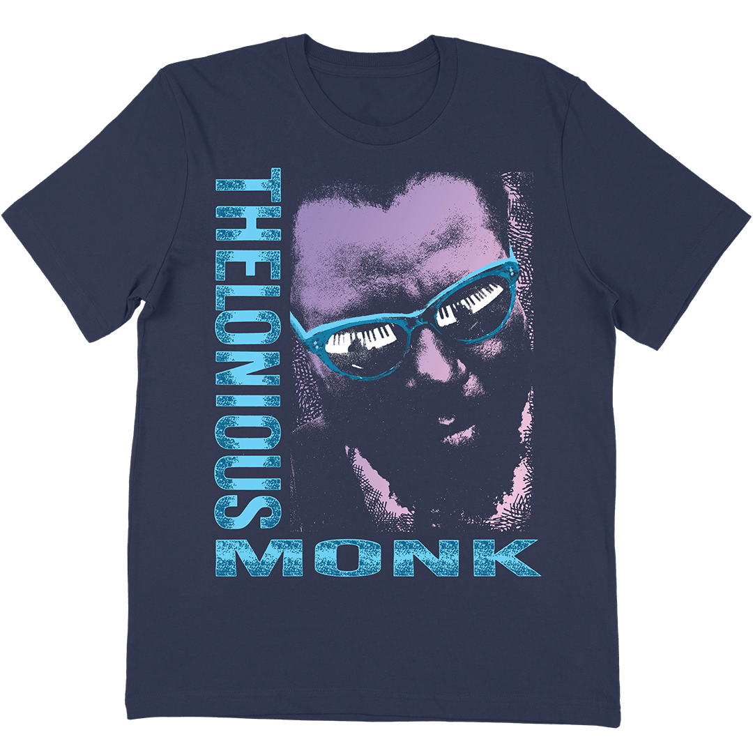 Thelonious Monk In Italy Keys T-Shirt In Navy