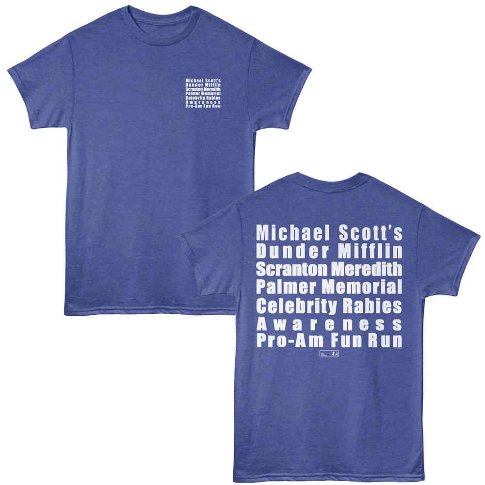 THE OFFICE Eye-Catching T-Shirt, THE OFFICE FUN RUN