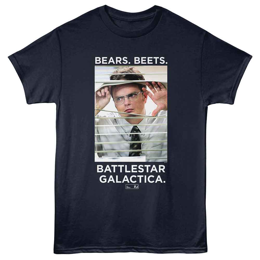 THE OFFICE Eye-Catching T-Shirt, DWIGHT BEARS BEETS