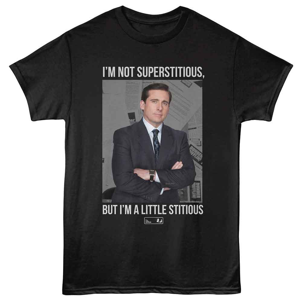 THE OFFICE Eye-Catching T-Shirt, A LITTLE STITIOUS