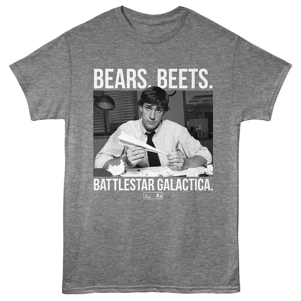 THE OFFICE Eye-Catching T-Shirt, JIM BEARS BEETS