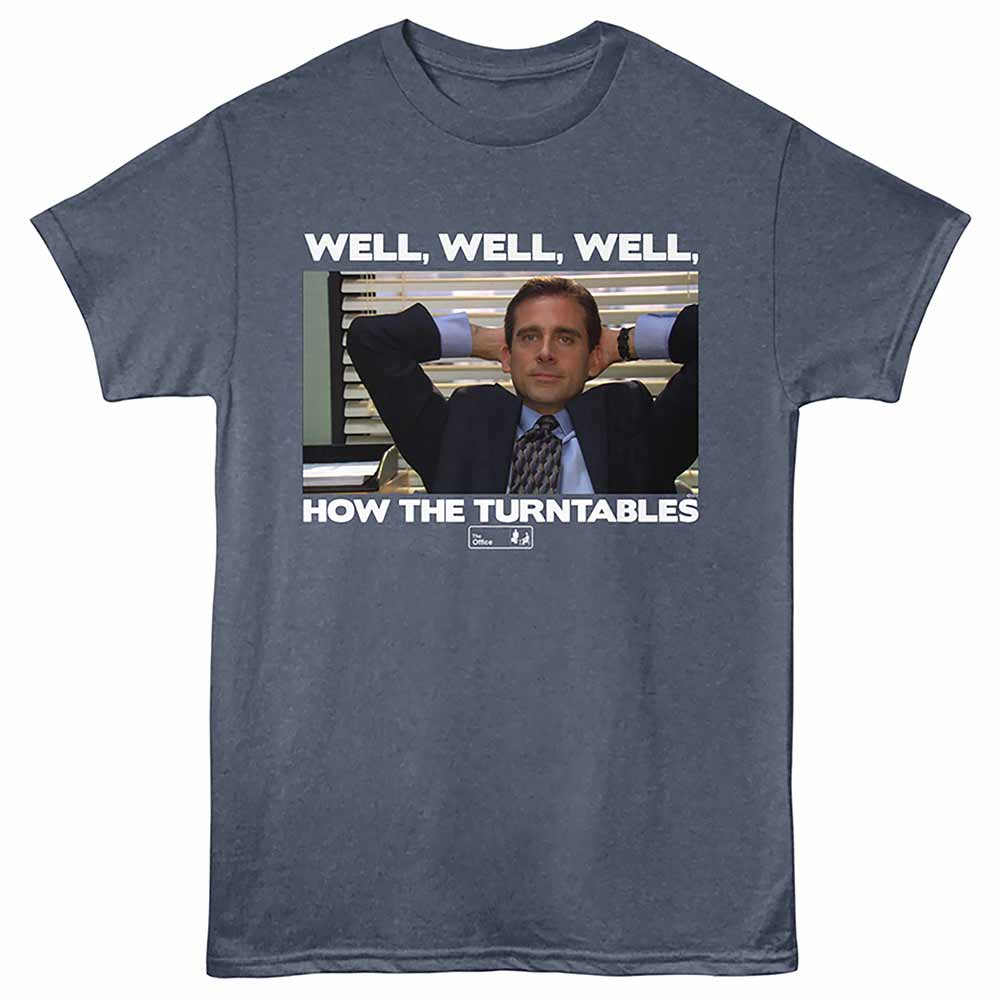 THE OFFICE Eye-Catching T-Shirt, TURNTABLES