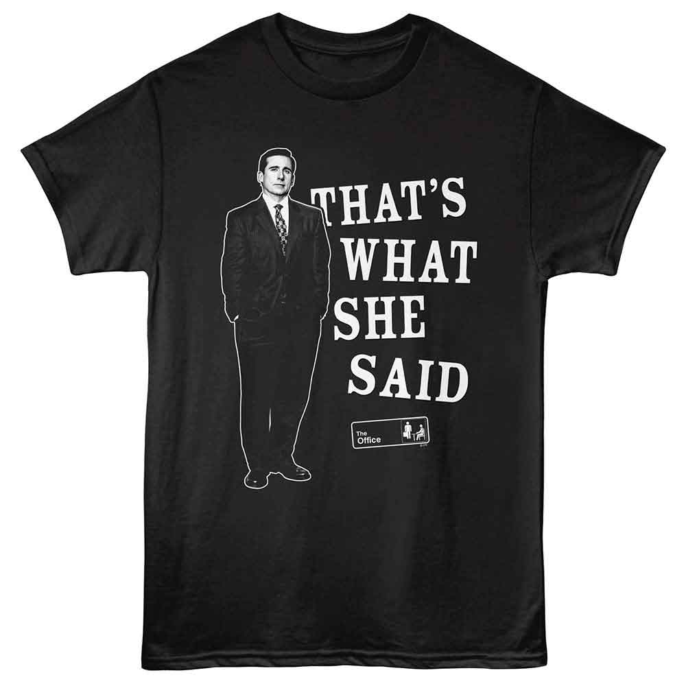 THE OFFICE Eye-Catching T-Shirt, SHE SAID
