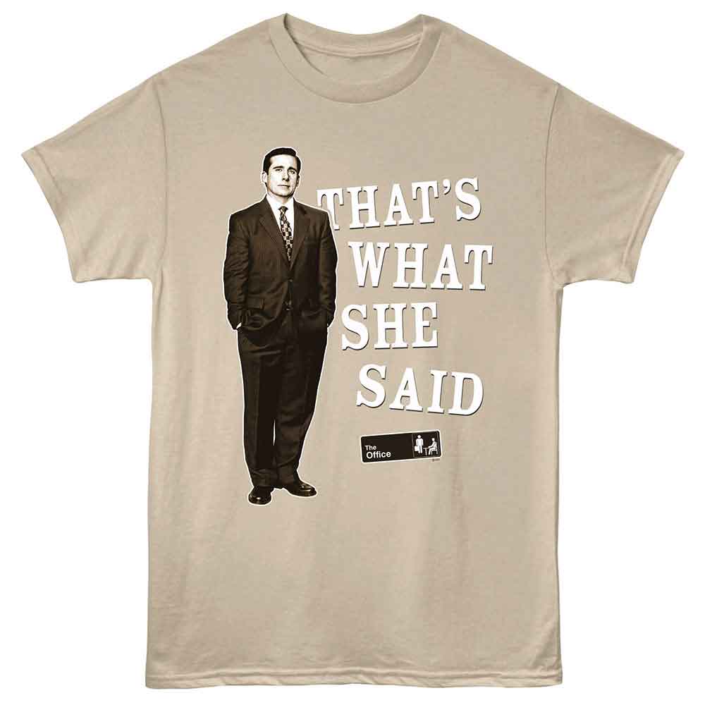 THE OFFICE Eye-Catching T-Shirt, STANDING MICHAEL
