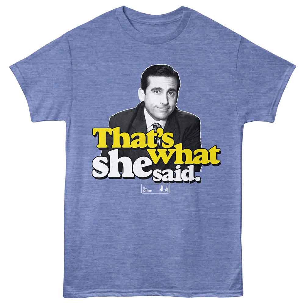 THE OFFICE Eye-Catching T-Shirt, SHE SAID SMILING