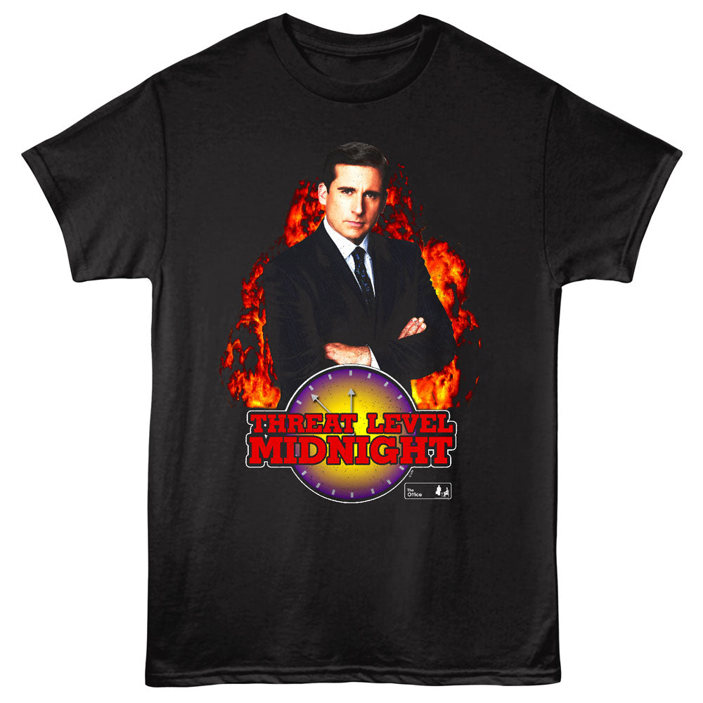 THE OFFICE Eye-Catching T-Shirt, THREAT LEVEL MIDNIGHT