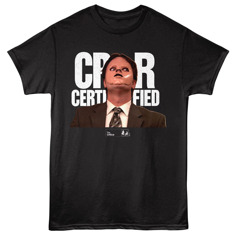 THE OFFICE Eye-Catching T-Shirt, CPR CERTIFIED
