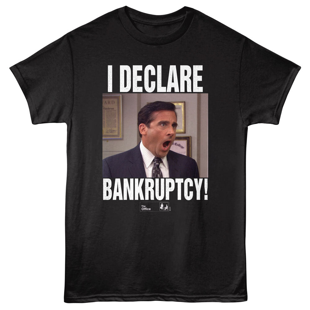 THE OFFICE Eye-Catching T-Shirt, I DECLARE BANKRUPCTY