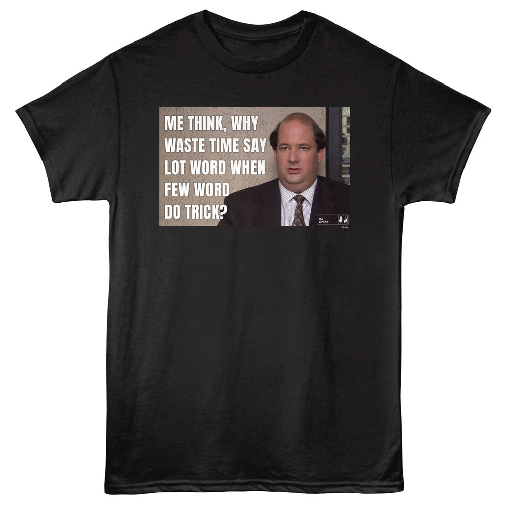 THE OFFICE Eye-Catching T-Shirt, FEW WORD