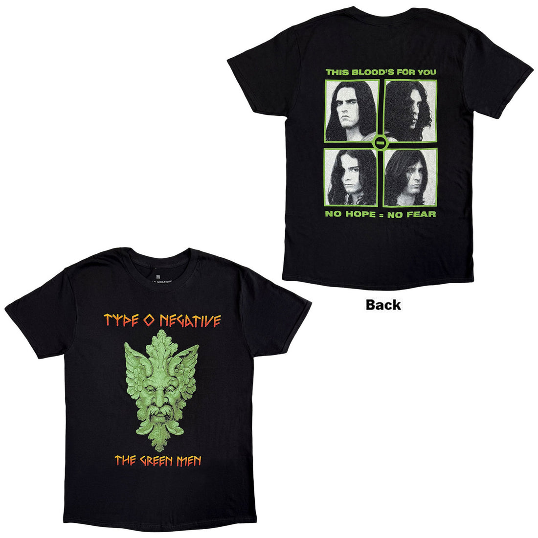 TYPE O NEGATIVE Attractive T-Shirt, Green Man