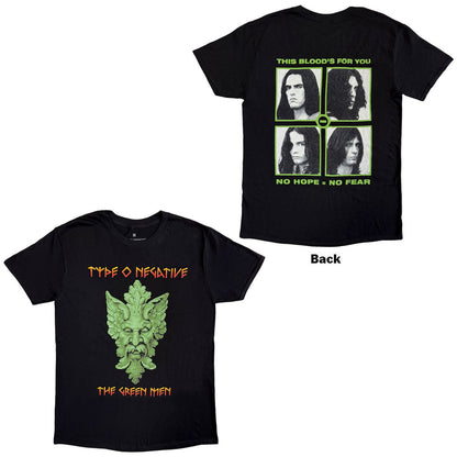 TYPE O NEGATIVE Attractive T-Shirt, Green Man