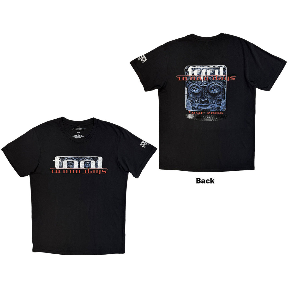 TOOL Carbon T-Shirt, 10,000 Days Tour &