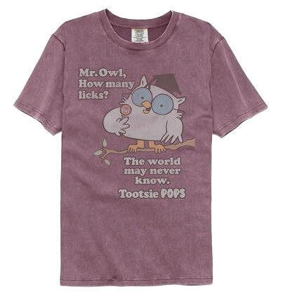 TOOTSIE POP Garment Dye T-Shirt, How Many Licks