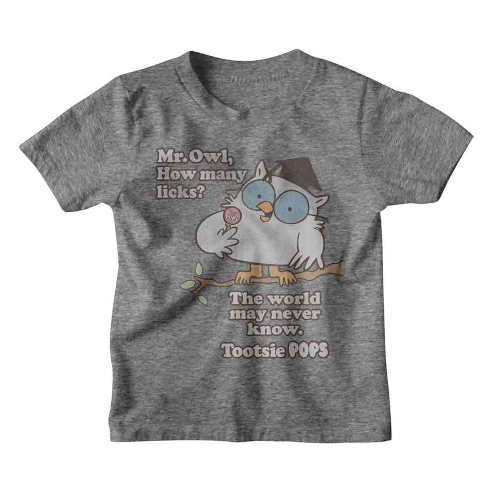 TOOTSIE ROLL Eye-Catching T-Shirt, HOW MANY LICKS