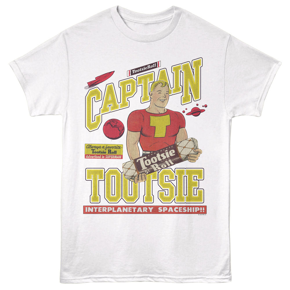 TOOTSIE ROLL Eye-Catching T-Shirt, CAPTAIN TOOTSIE