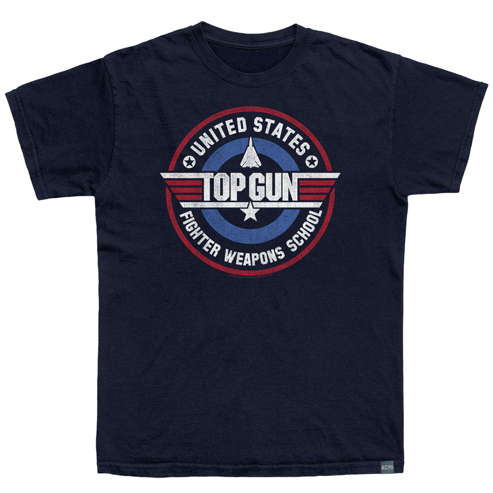 TOP GUN Made in USA T-Shirt, WEAPONS SCHOOL