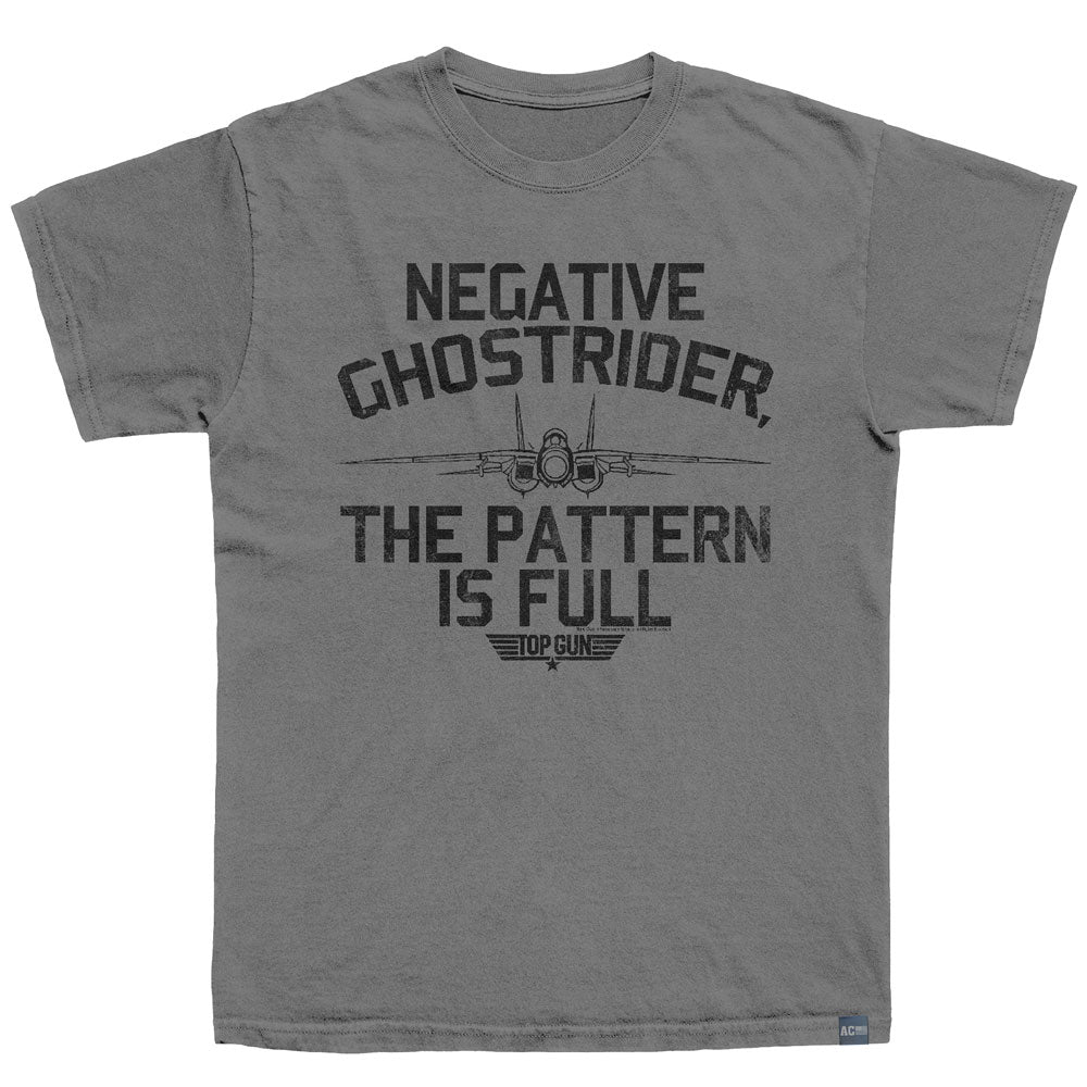 TOP GUN Made in USA T-Shirt, NEGATIVE GHOSTRIDER
