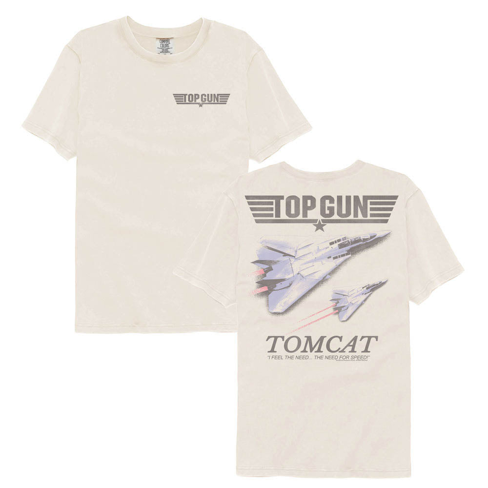 TOP GUN Garment Dye T-Shirt, TOMCAT