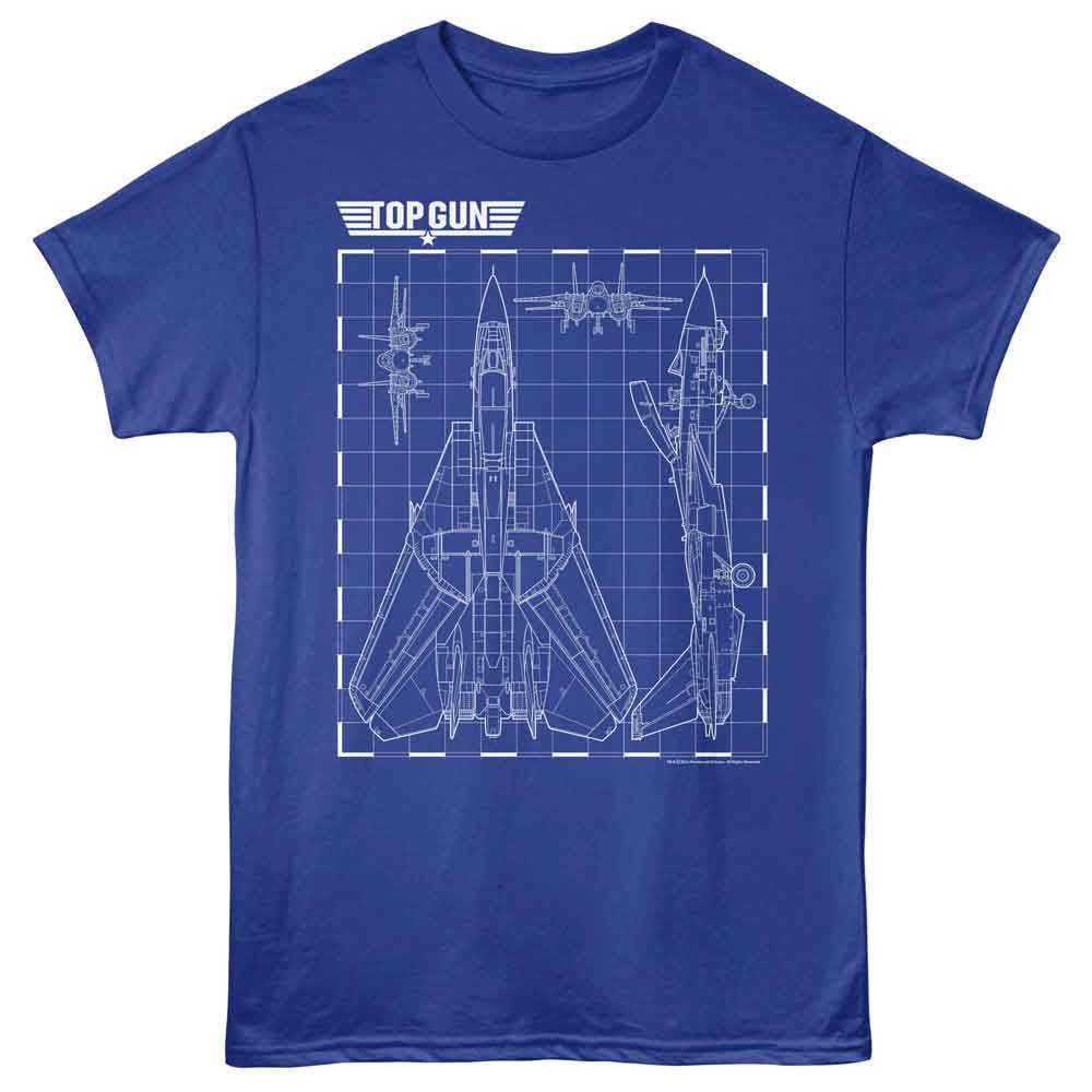 TOP GUN Brave T-Shirt, SCHEMATICS