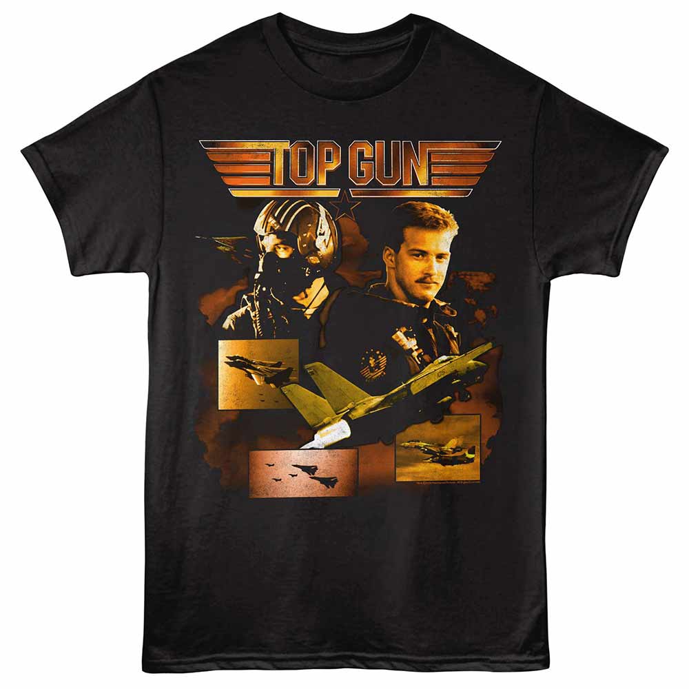 TOP GUN Brave T-Shirt, COLLAGE