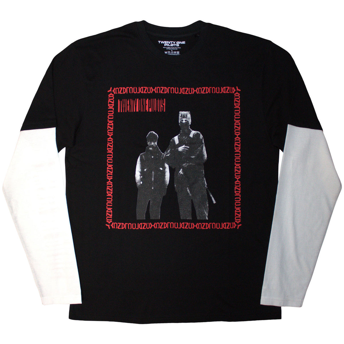 TWENTY ONE PILOTS Long Sleeve T-Shirt, Run Frame