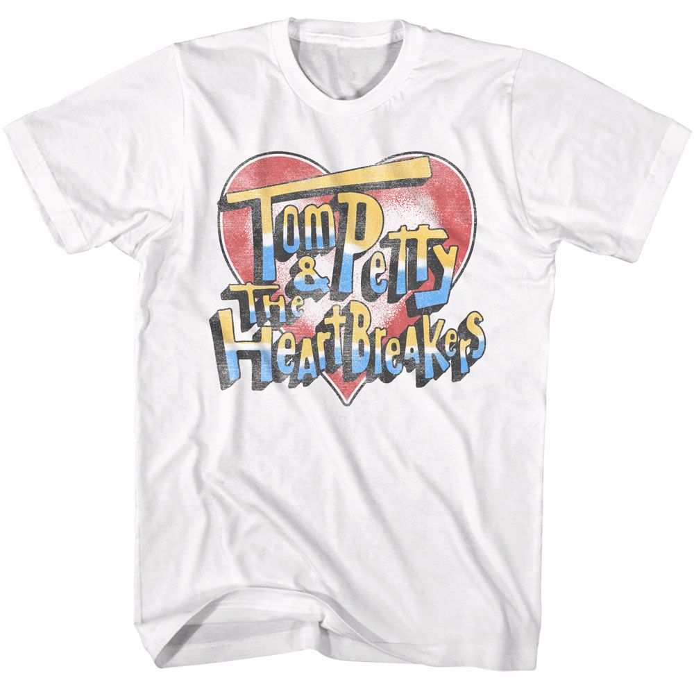 TOM PETTY &amp; THE HEARTBREAKERS Eye-Catching T-Shirt, Logo