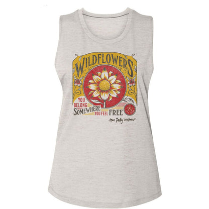 TOM PETTY &amp; THE HEARTBREAKERS Tank Top, Wildflowers