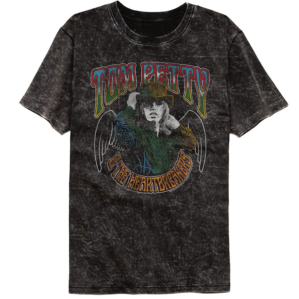 TOM PETTY &amp; THE HEARTBREAKERS Mineral Wash T-Shirt, Wings