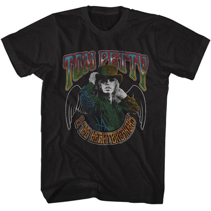 TOM PETTY &amp; THE HEARTBREAKERS Eye-Catching T-Shirt, With Wings