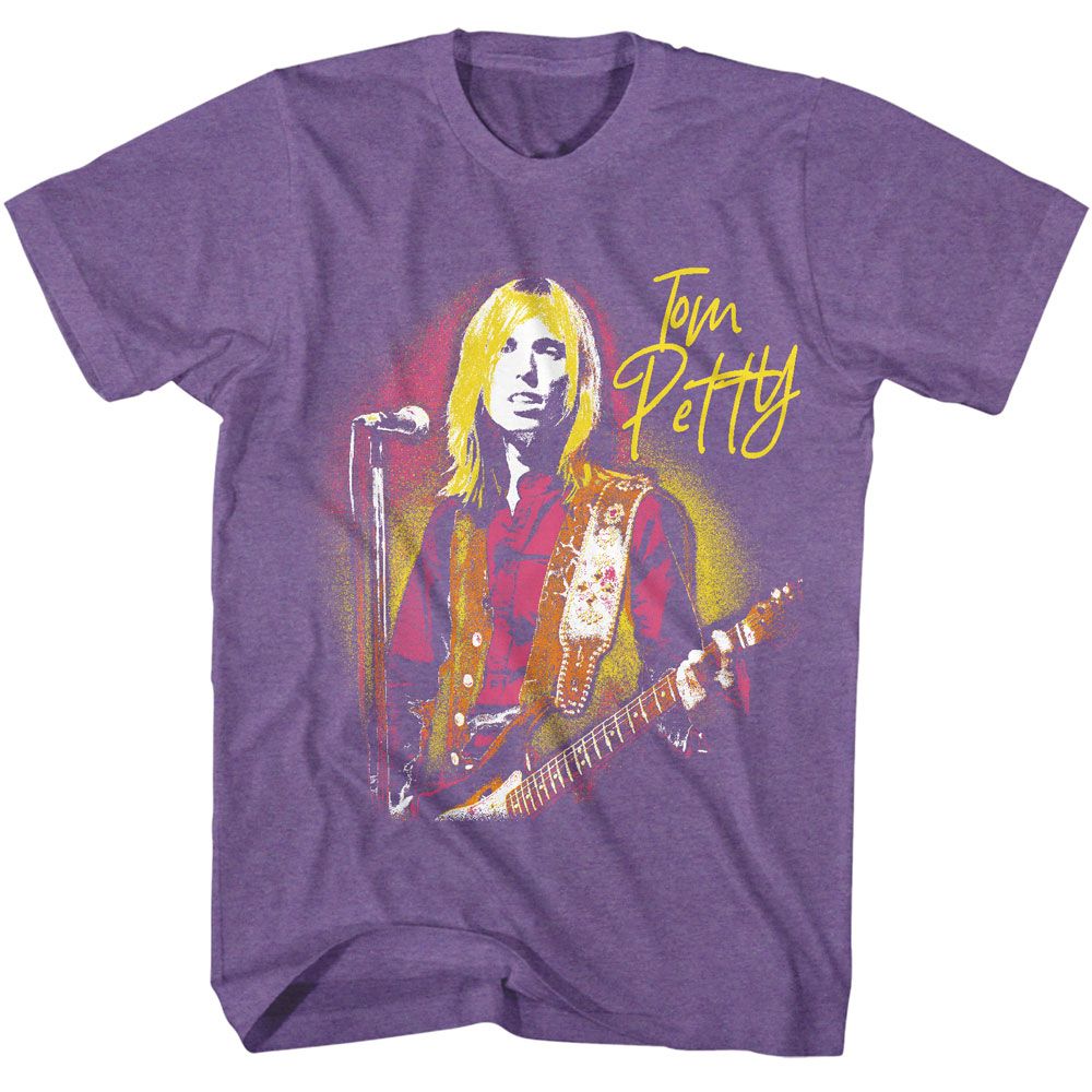 TOM PETTY &amp; THE HEARTBREAKERS Eye-Catching T-Shirt, At The Mic