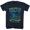 TOM PETTY & THE HEARTBREAKERS Eye-Catching T-Shirt, Dogs with Wings 1995 Tour