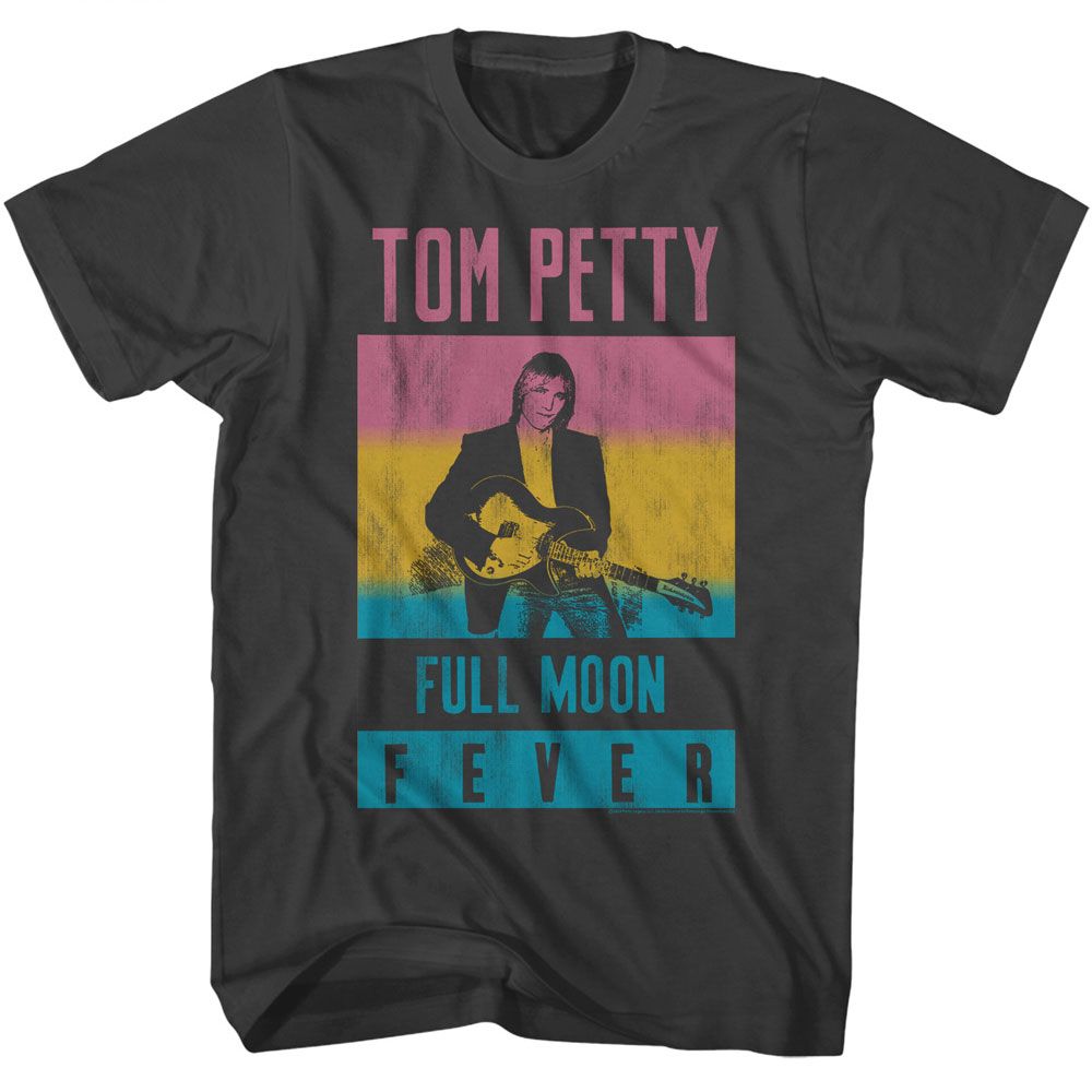 TOM PETTY &amp; THE HEARTBREAKERS Eye-Catching T-Shirt, Full Moon Fever