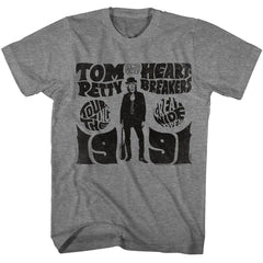 TOM PETTY & THE HEARTBREAKERS Eye-Catching T-Shirt, Tour 1991