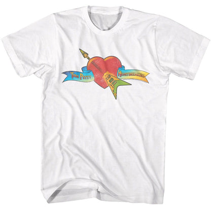 TOM PETTY &amp; THE HEARTBREAKERS Eye-Catching T-Shirt, Heart Logo