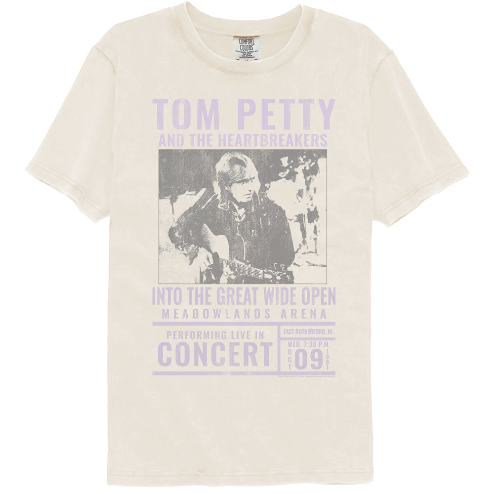 TOM PETTY &amp; THE HEARTBREAKERS Garment Dye T-Shirt, INTO THE GREAT WIDE OPEN