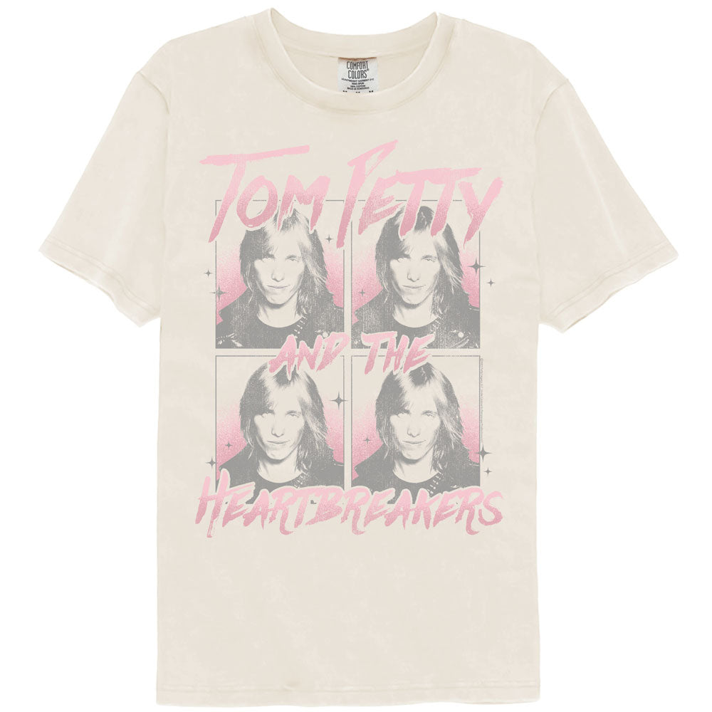 TOM PETTY &amp; THE HEARTBREAKERS Garment Dye T-Shirt, FOUR IMAGES