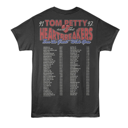 TOM PETTY &amp; THE HEARTBREAKERS Eye-Catching T-Shirt, GREAT WIDE OPEN TOUR